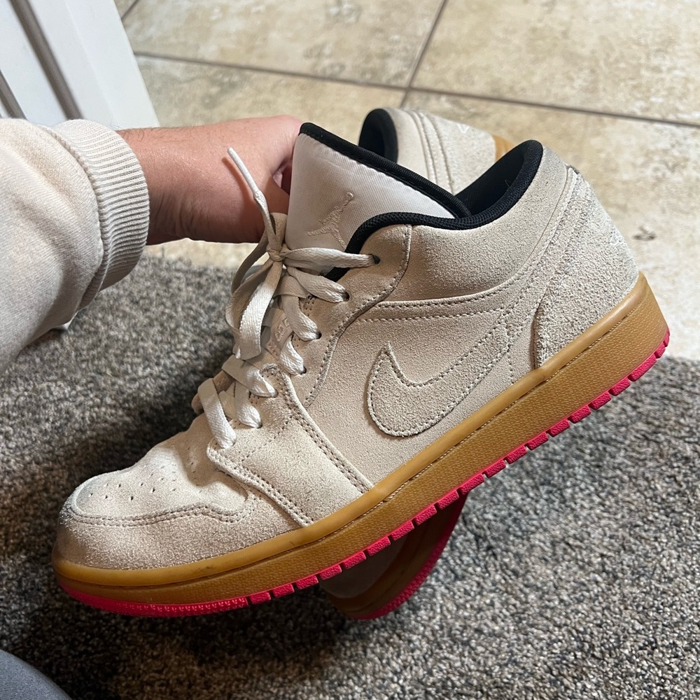 Nike Jordan 1 low - Gum hyperpink
